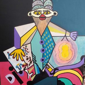 Venta online de la obra titulada “Diogenes” realizada por el artista contemporáneo Francisco Javier Corral Gutiérrez (Fran J.Korral).