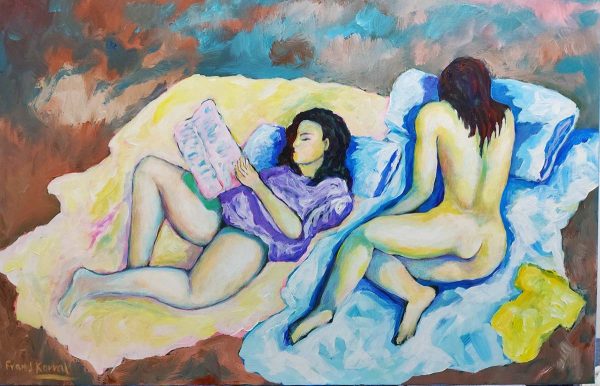 Venta online de la obra titulada “El descanso” realizada por el artista contemporáneo (Fran J.Korral).