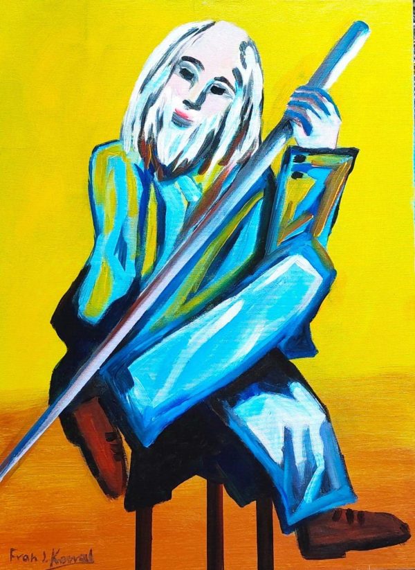 Venta online de la obra titulada “El patriarca ciego” realizada por el artista contemporáneo Francisco Javier Corral Gutiérrez (Fran J.Korral).
