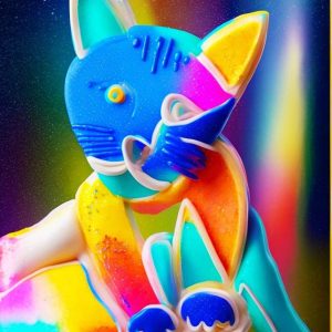 Venta online de la obra titulada “Gato miron” realizada por el artista contemporáneo Francisco Javier Corral Gutiérrez (Fran J.Korral).