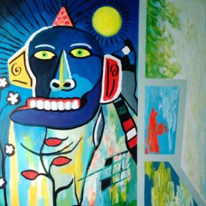Venta online de la obra titulada “Planta Al Sol” realizada por el artista contemporáneo Francisco Javier Corral Gutiérrez (Fran J.Korral).