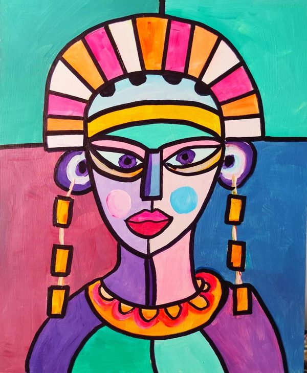 Venta online de la obra titulada “Sra. Pronovia” realizada por el artista contemporáneo Francisco Javier Corral Gutiérrez (Fran J.Korral).